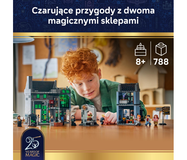 LEGO HARRY POTTER 76471 Magiczne sklepy na ulicy śmiertelnego nok - 1529859 - zdjęcie 4